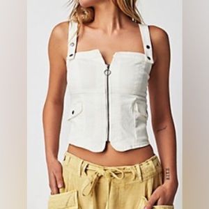 NWT Free People Talk Sporty to Me Top